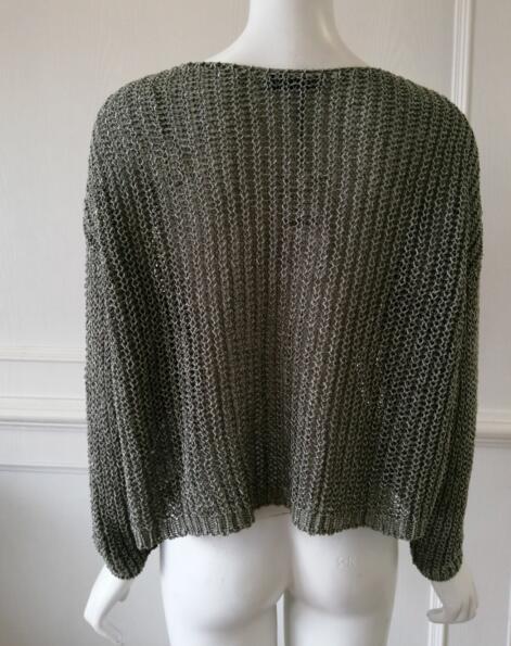 Womens knitted pullover  Hollowed out