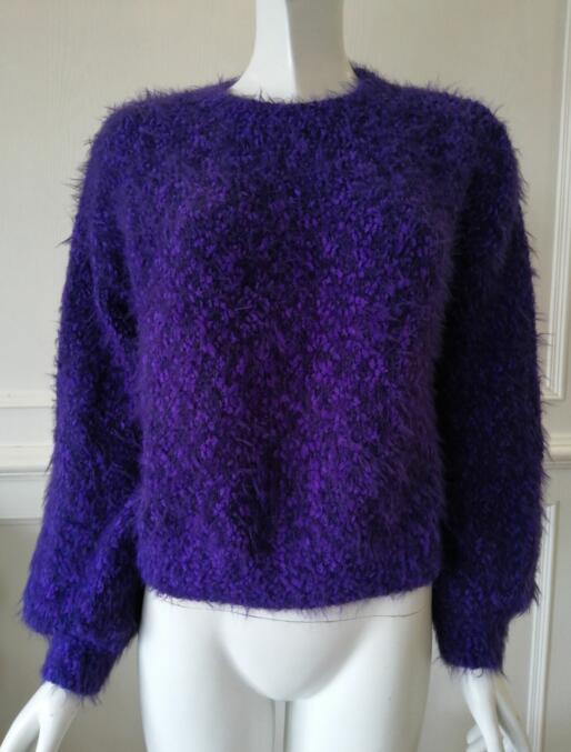 Womens knitted pullover Mohair