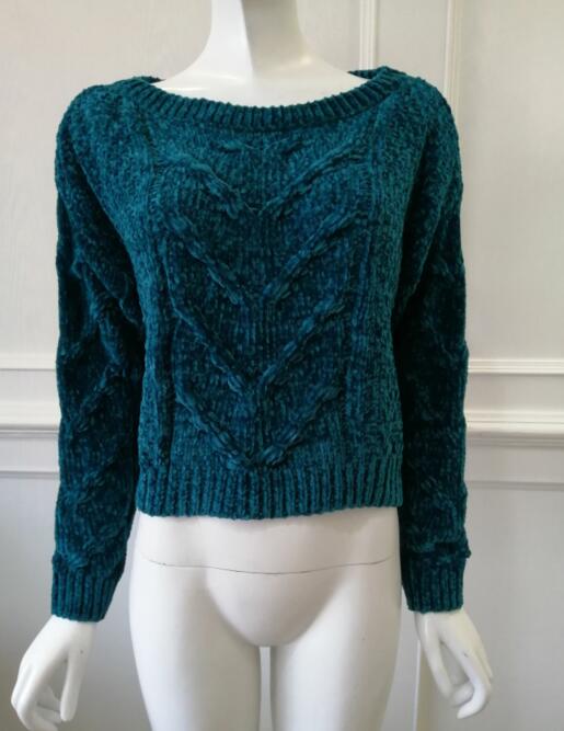 Women's knitted sweater knitwear pullover