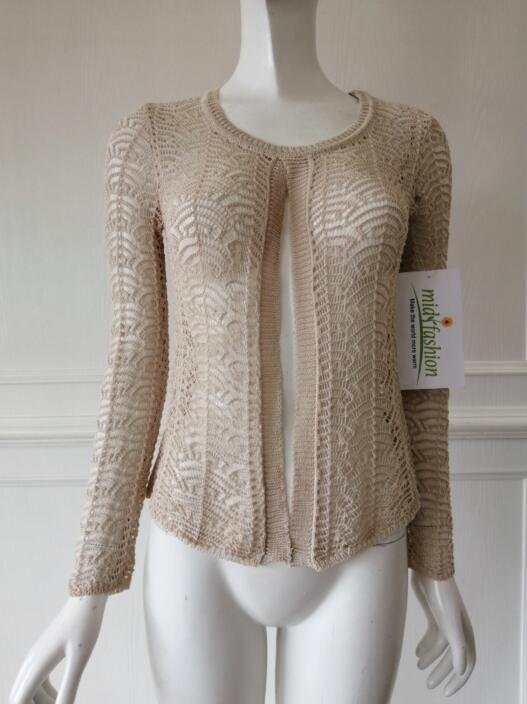 Women's knitted sweater cardigan china