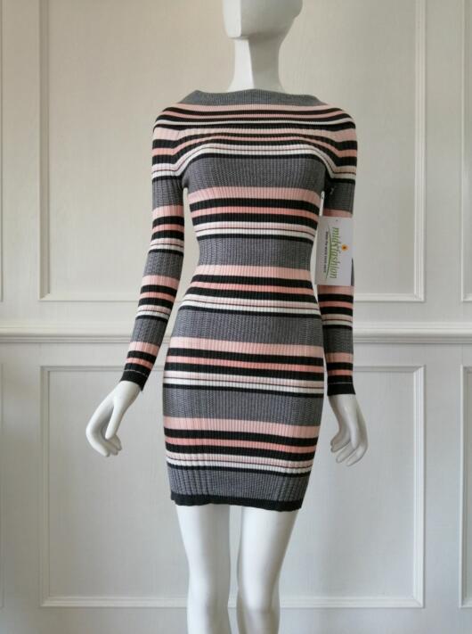 Women's knitted sweater dress knitwear china