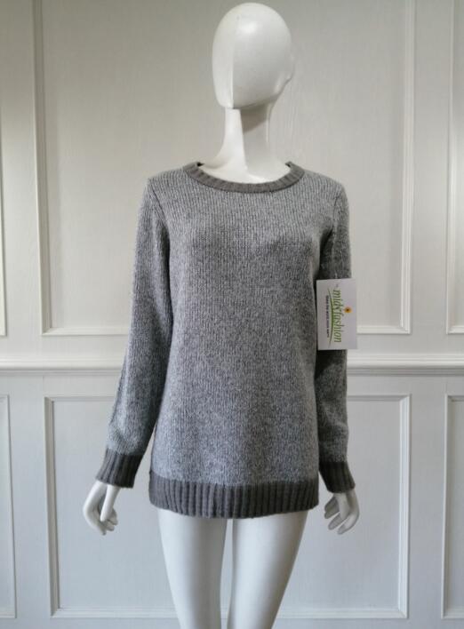 Women's knitted sweater knitwear pullover china