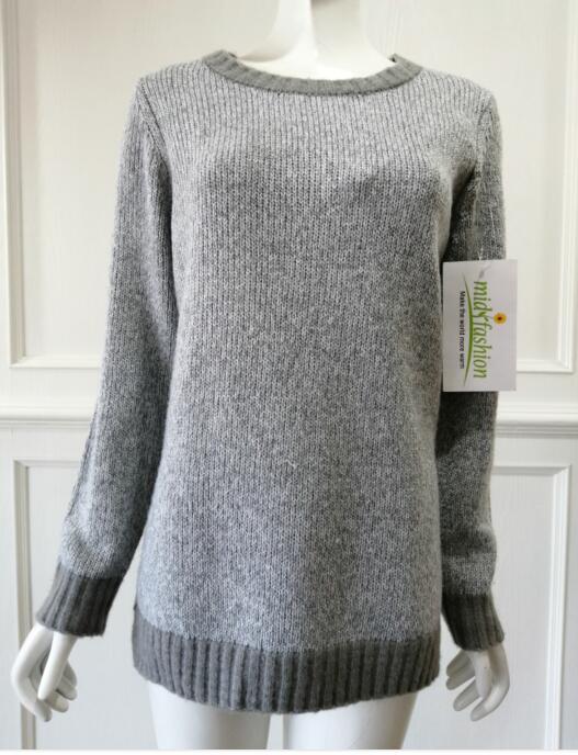 Women's knitted sweater knitwear pullover china