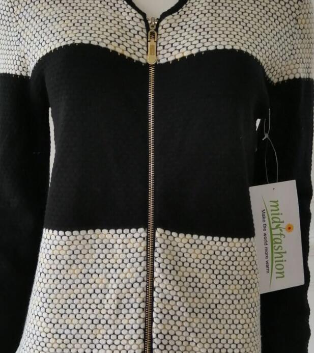 Women's knitted sweater cardigan coat knitwear china
