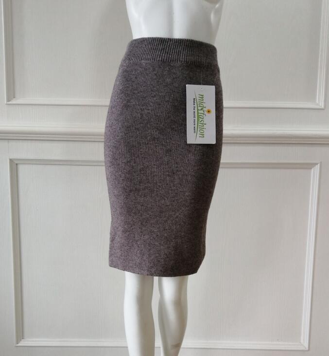 China Sweater Manufacturer Womens knitted skirt long