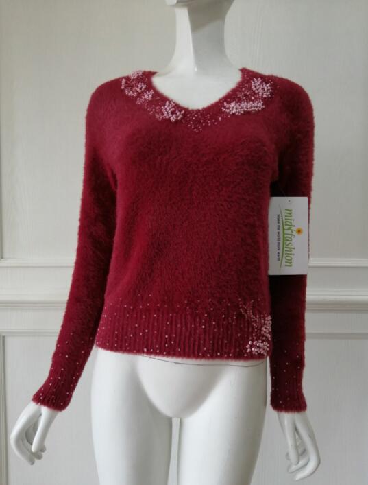 womens Bead Pullover sweater -  China sweater manufacturer