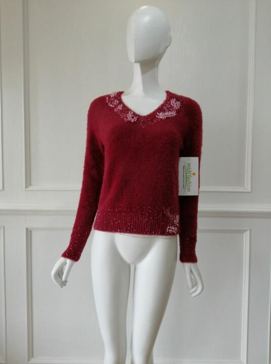 womens Bead Pullover sweater -  China sweater manufacturer
