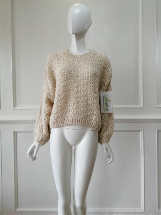 China Sweater Factory Knit Hollowed Pullover